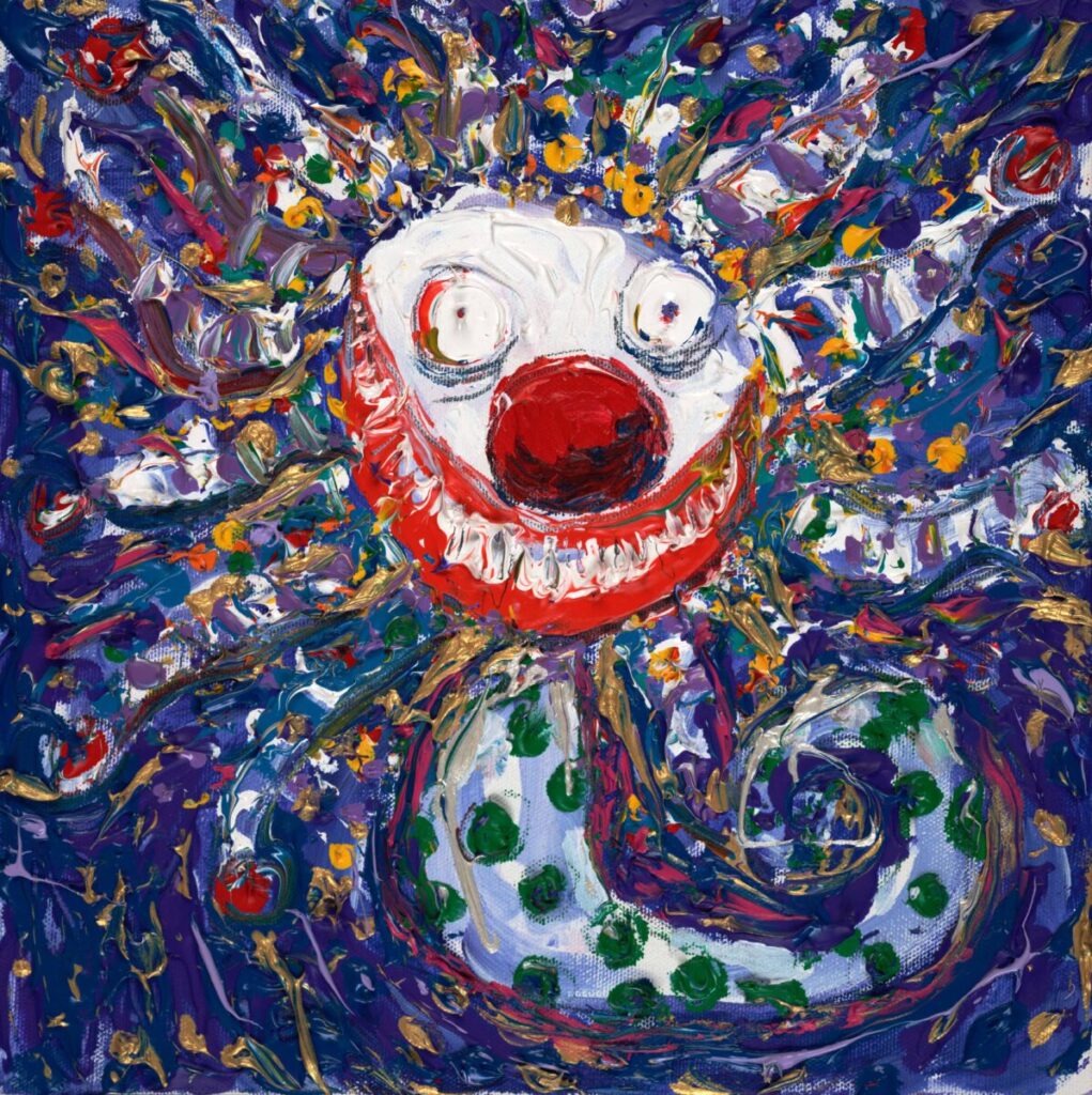 Tim Burton-Untitled (Clowns Series)